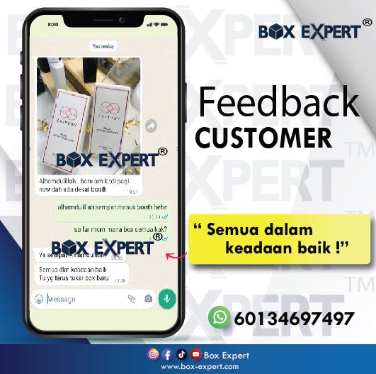 Pelanggan Box Expert yang berpuas hati